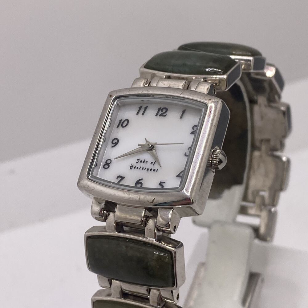 Jade Of Yesteryear Genuine Jade Luxury Watch Works New Battery